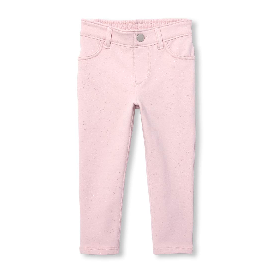 The Children's Place Toddler Girls' French Terry Jeggings - Soft Stretchy Leggings for Playtime & Everyday Wear | Toddler Girls' Casual Pants for Daycare, Playdates & Comfort