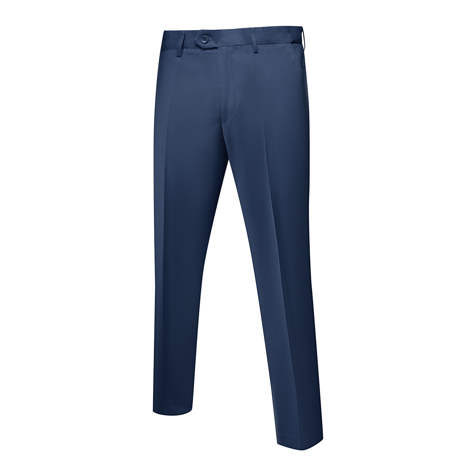2-Piece Slim Fit Navy Blue Suit for Men - Modern Minimalist Design - Perfect for Business, Weddings & Formal Events