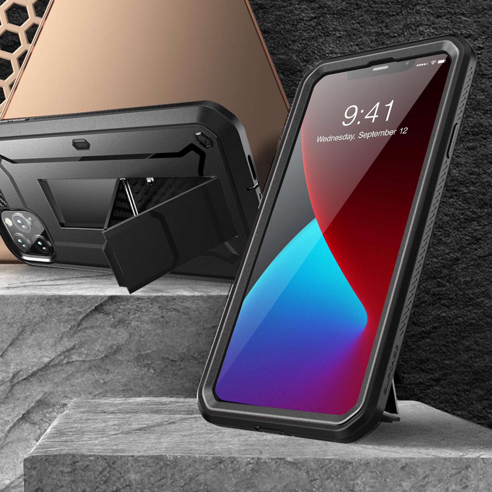 iPhone 12 Pro 6.1 Inch Case - Unicorn Beetle Pro Rugged Protective Cover | Shockproof, Drop Proof & Scratch Resistant | Perfect for Outdoor, Work & Daily Use