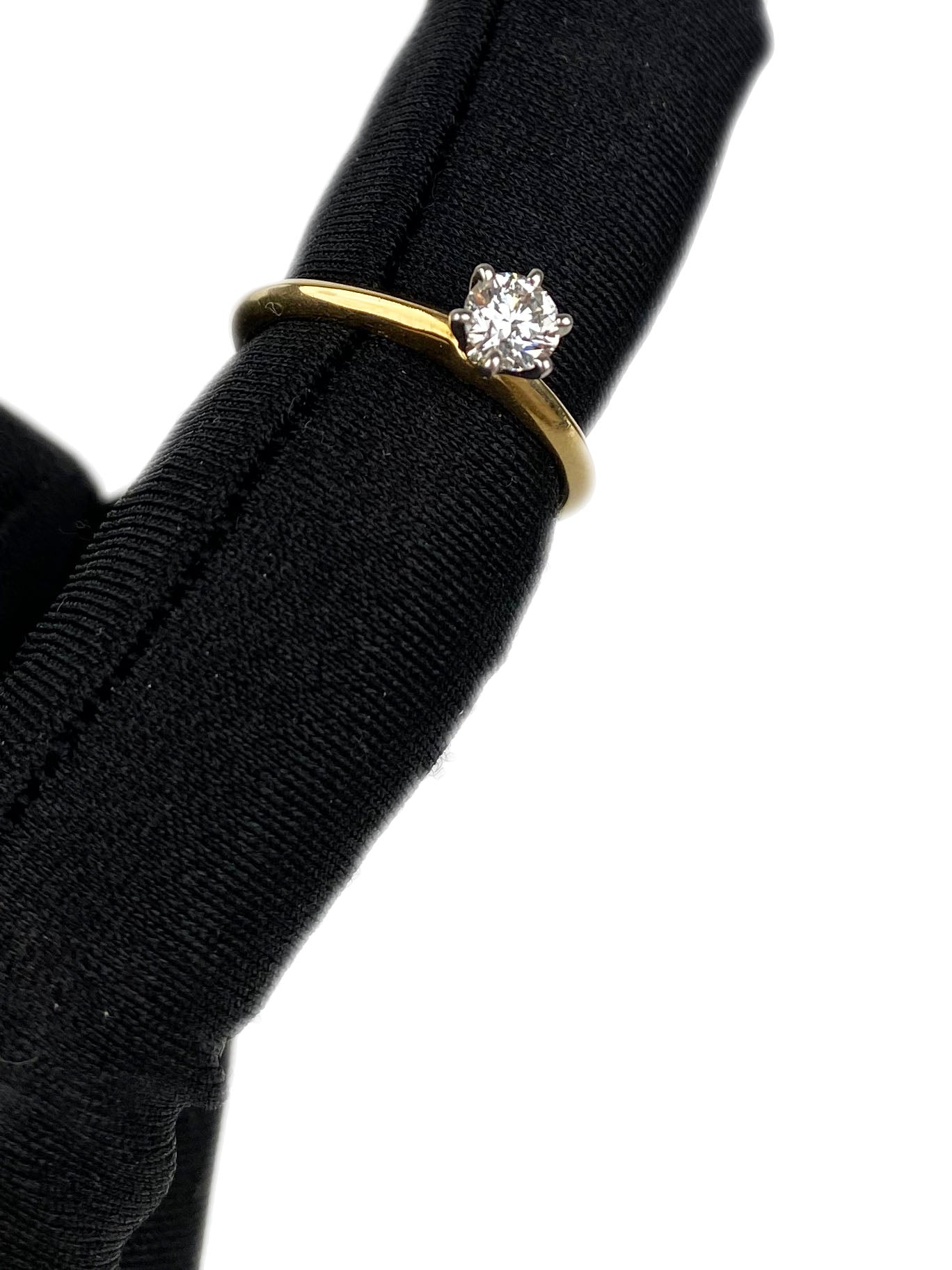 Tiffany & Co 0.35 Carat Diamond Gold Ring for Women - Elegant Engagement & Wedding Band Jewelry Gift