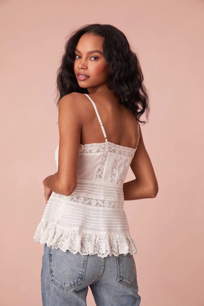 Charlieann Camisole for Women - Soft Stretch Bright White Tank Top | Perfect for Layering, Summer Outfits & Casual Wear