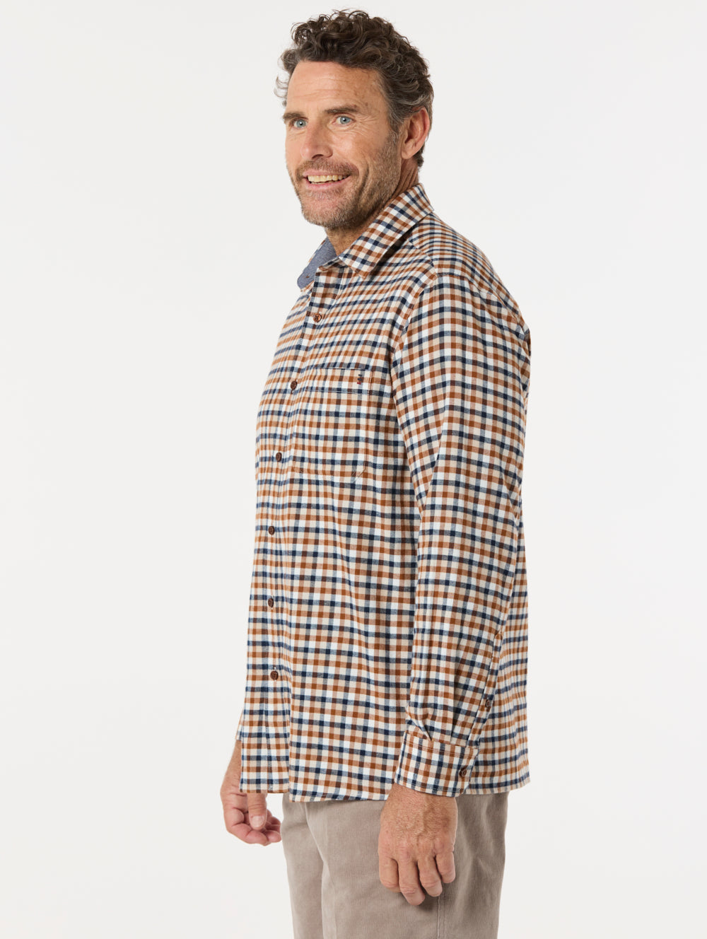 Premium Hester Cotton Brush Shirt for Men - Soft & Comfortable Casual Wear - Perfect for Office, Travel & Everyday Outfits