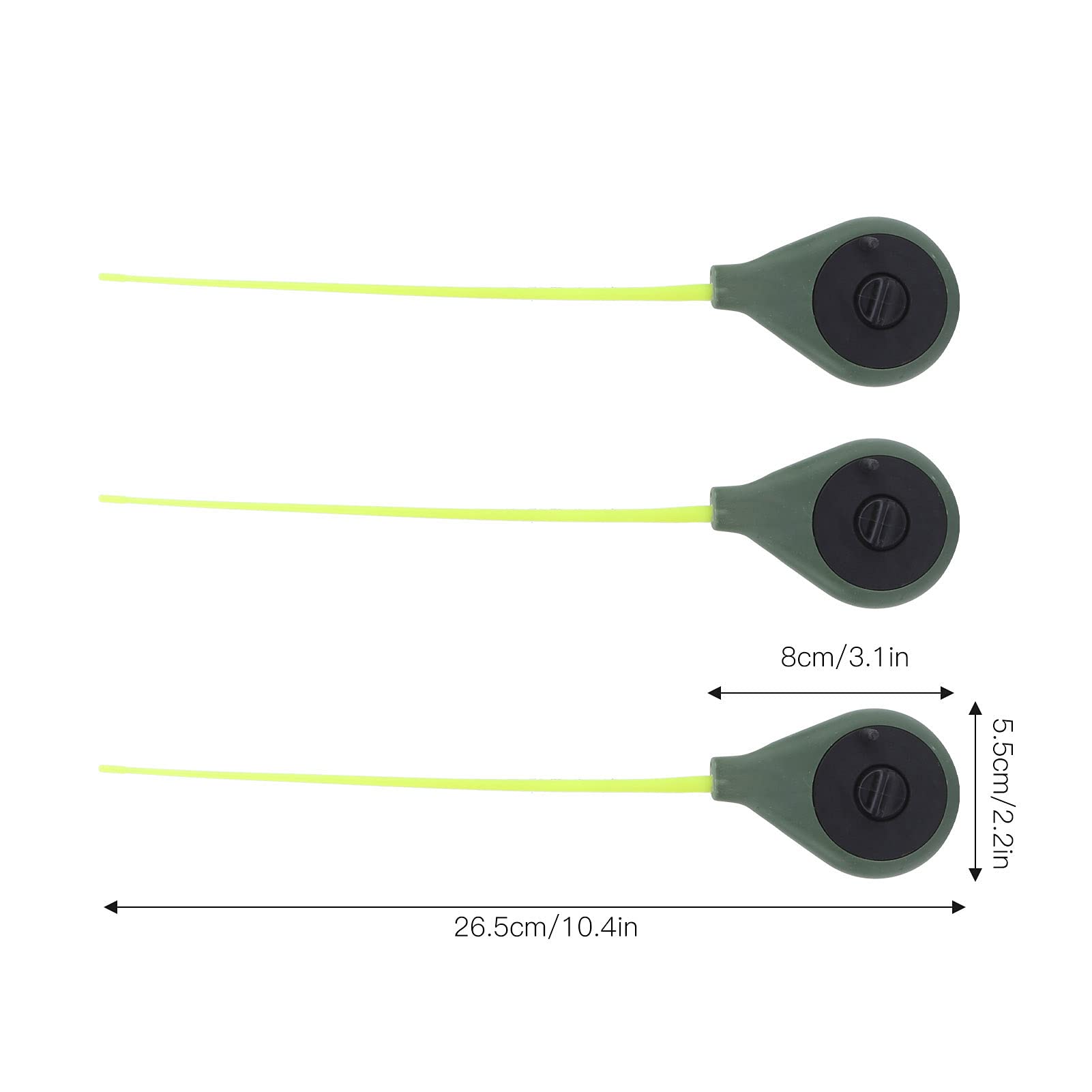 4pcs Ice Fishing Rod Set - Portable Mini Fishing Pole Kit with Rod Tips, Ultra Light & Sturdy for Cold Winter Stability | Great for Fishing Enthusiasts | Easy to Use for Ice Fishing, Winter Camping & Outdoor Adventures