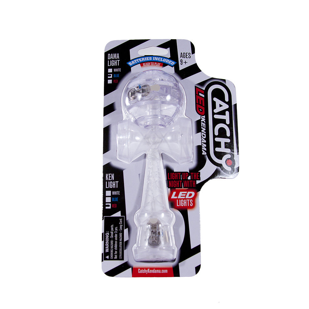 YoYoFactory LED Kendama - Glow in The Dark Skill Toy for Kids & Adults - Perfect for Night Play, Parties & Stress Relief