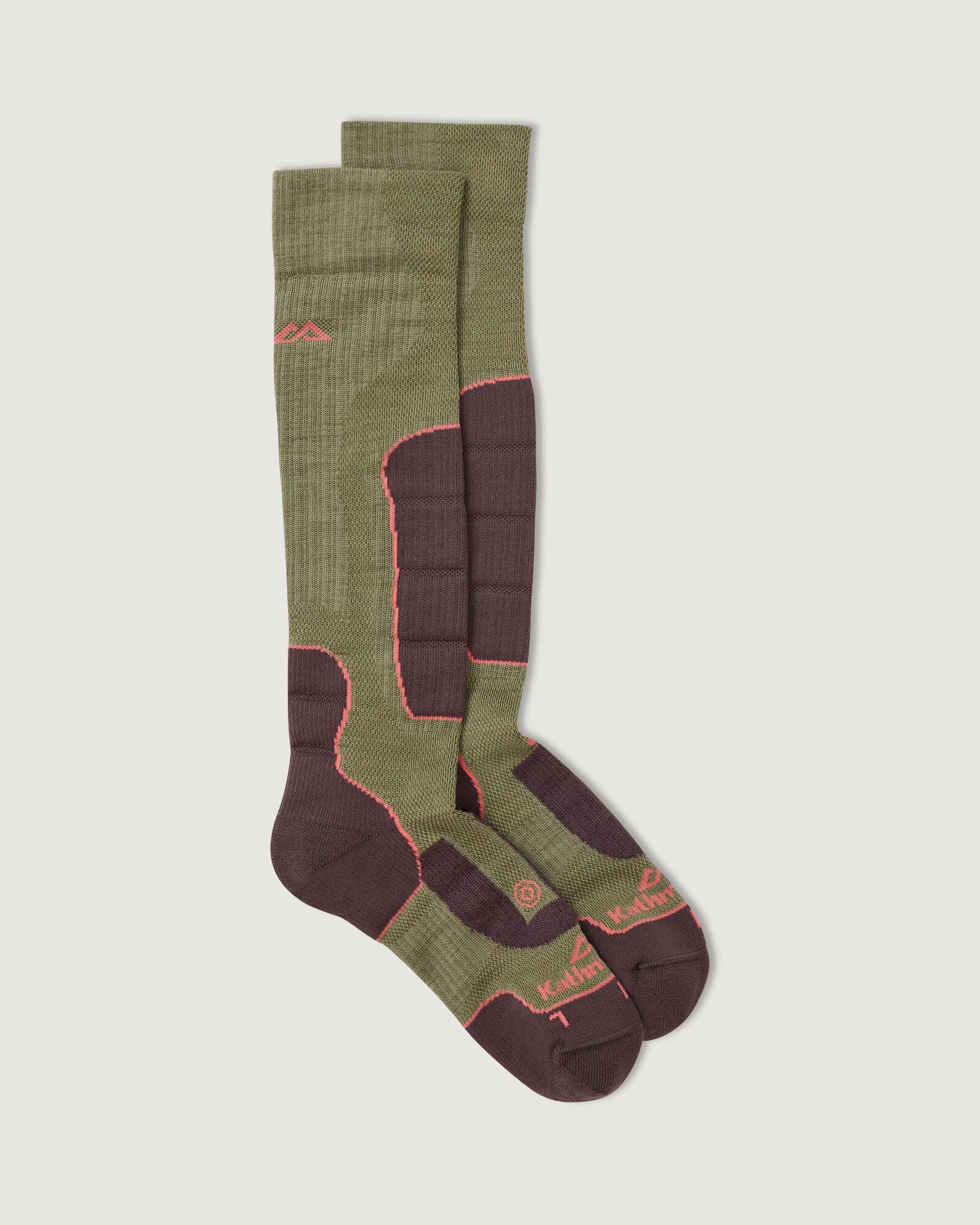 Premium Snow Sport Socks for Men & Women - Warm Thermal Winter Hiking Socks (Beech/Dark Quartz/Fruity) - Ideal for Skiing, Snowboarding & Cold Weather Outdoor Activities