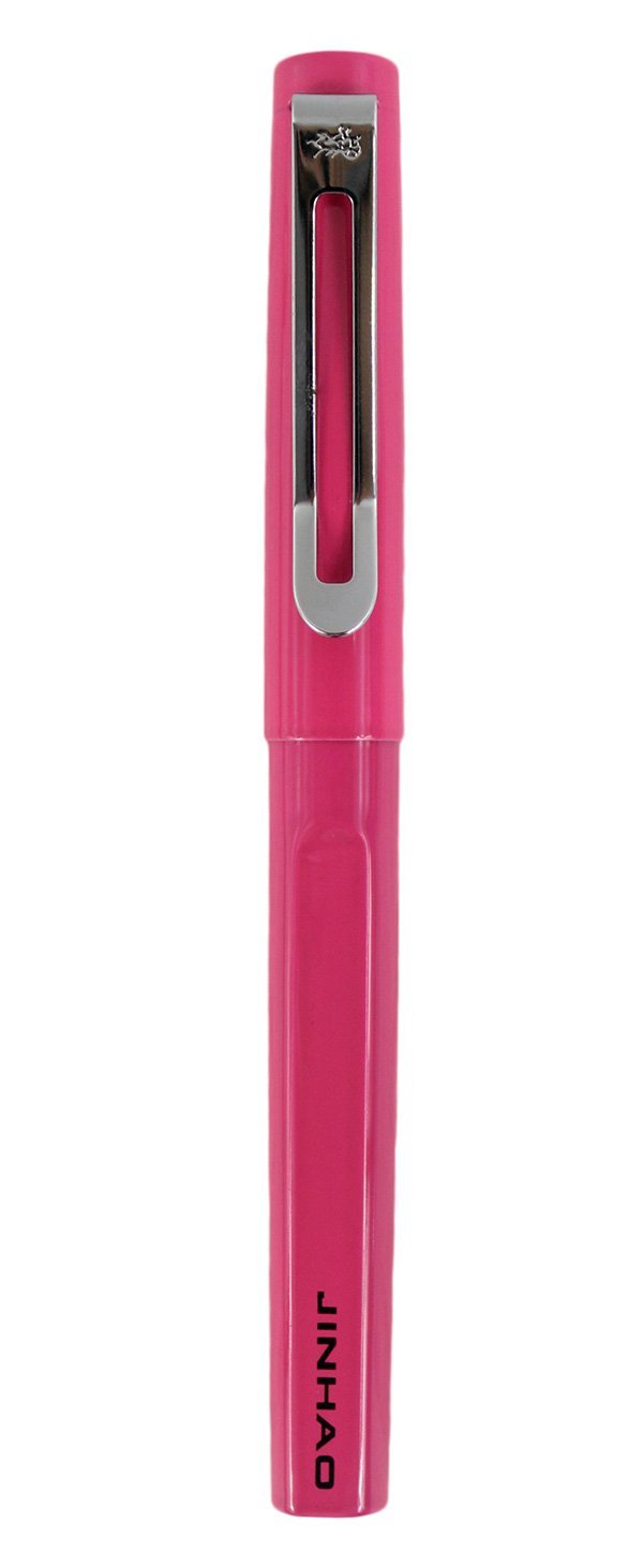 Classic Plastic Fountain Pen - Vibrant Colors, Elegant Gift Box with Rose - Perfect for Writing, Calligraphy, and Thoughtful Gifts