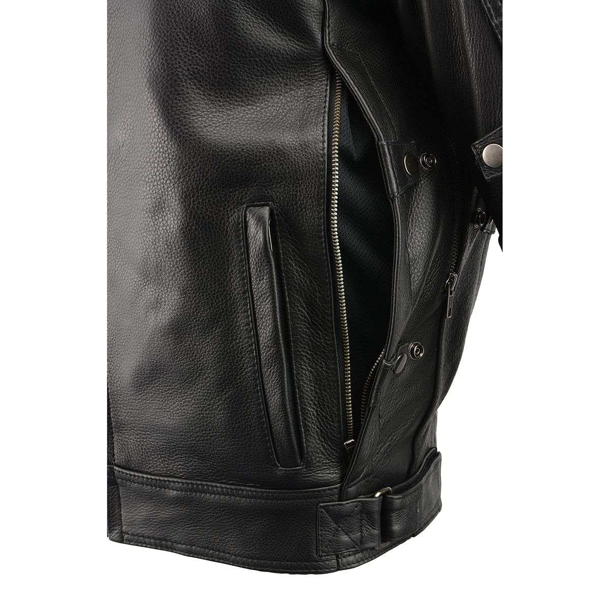 Milwaukee Men's Vented Scooter Jacket - Lightweight Motorcycle Riding Jacket with Breathable Mesh for Comfort & Safety - Perfect for Urban Commuting & Adventure Riding