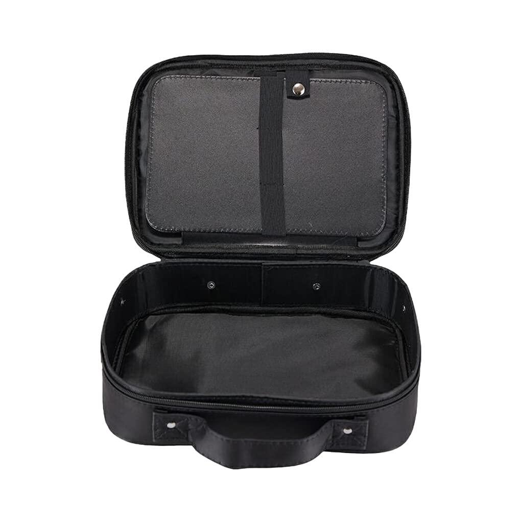 BOKIOESDE Professional Barber Travel Case - Portable Makeup & Grooming Tool Organizer with Brush & Trimmer Storage Bag - Perfect for Salon, Home & Travel Use