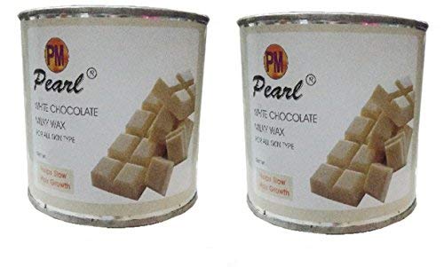 PMPEARL Waxing Kit - White Chocolate Combo (Pack of 2) | Professional Hair Removal for Legs, Bikini & Face | At-Home Spa Treatment