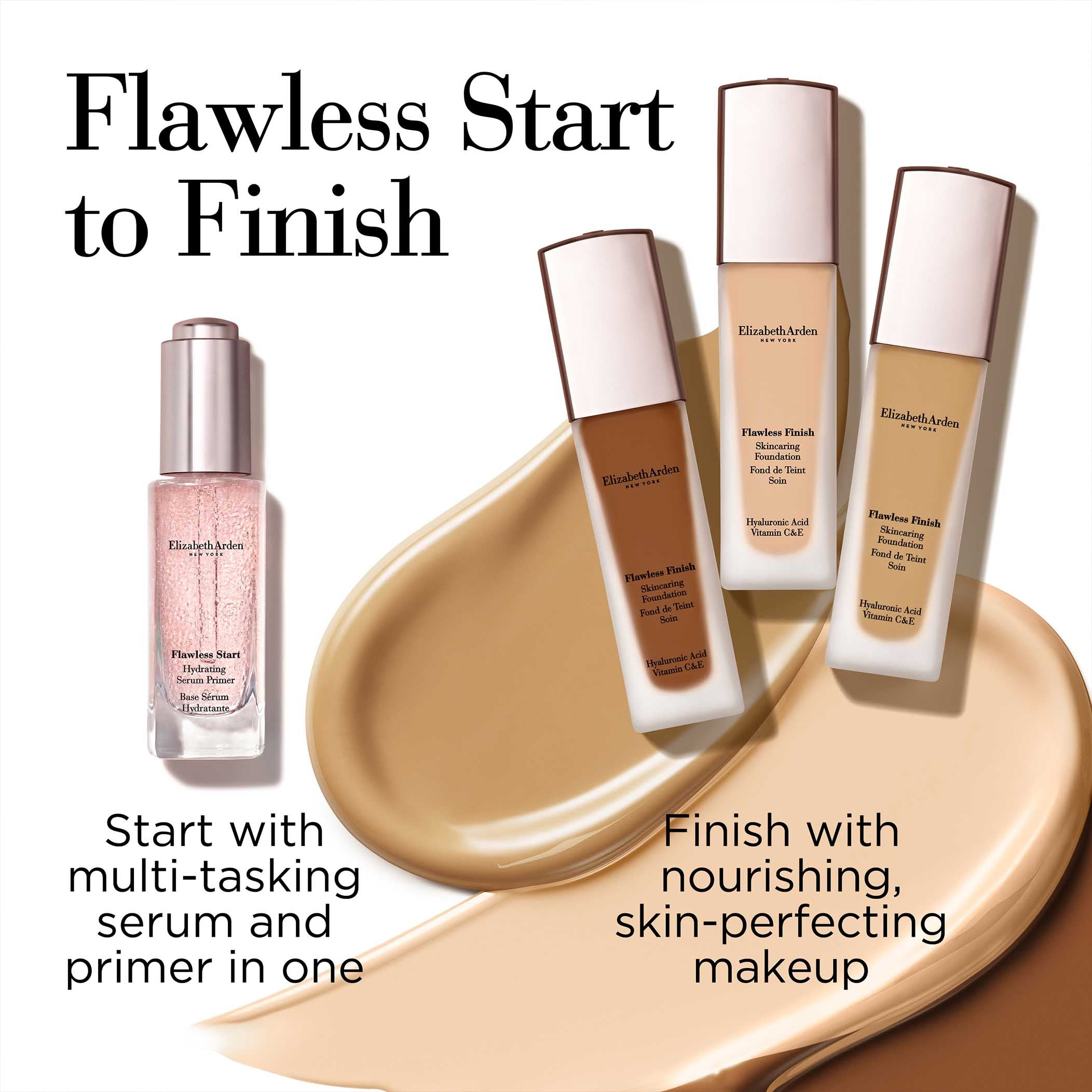 Flawless Finish Skincaring Foundation - Hydrating & Long-Lasting Makeup with SPF for Daily Wear & Special Occasions