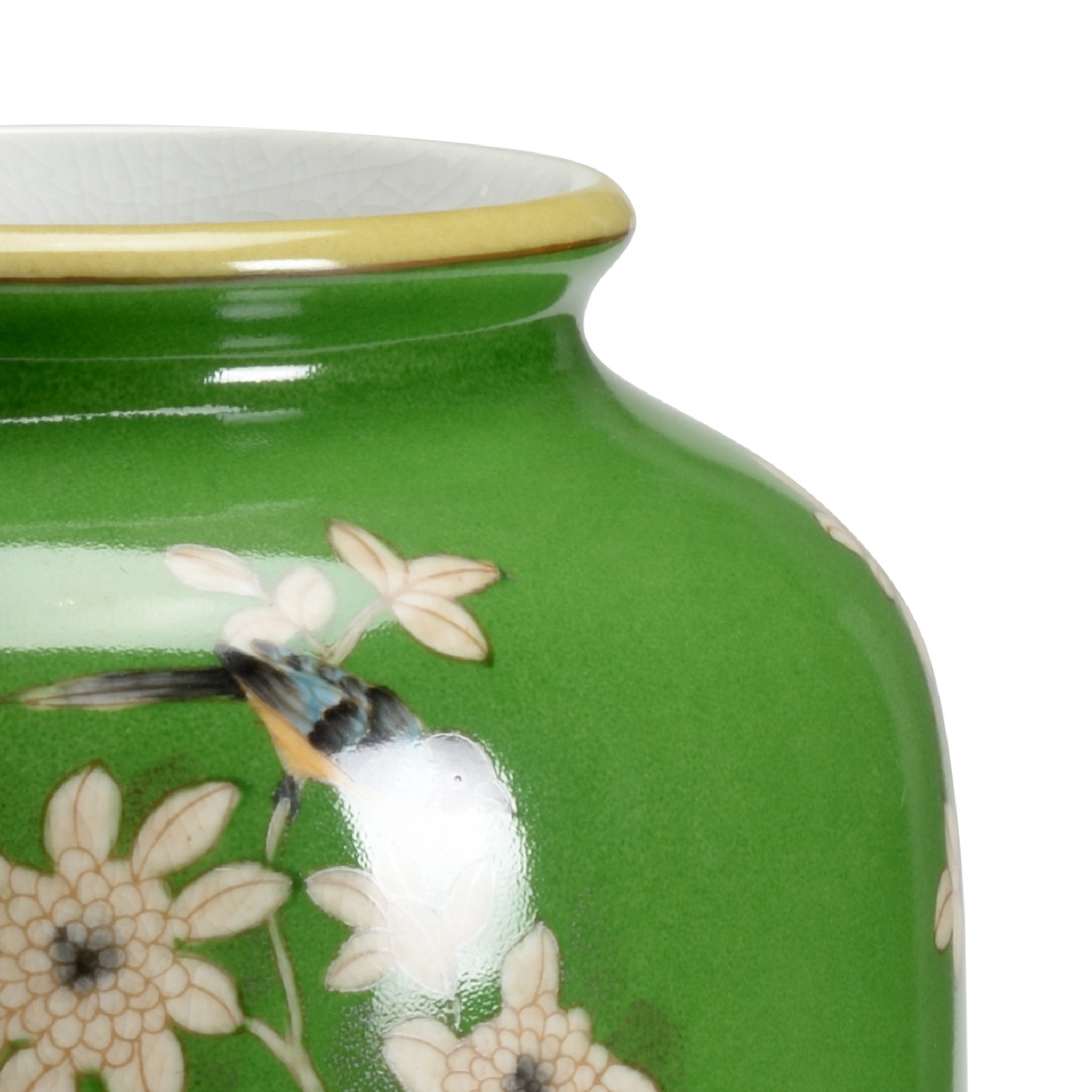 Brook Glen Birds Vase - Handcrafted Ceramic Flower Vase for Home Decor, Wedding Centerpieces & Gift Ideas | Perfect for Living Room, Dining Table & Office Desk