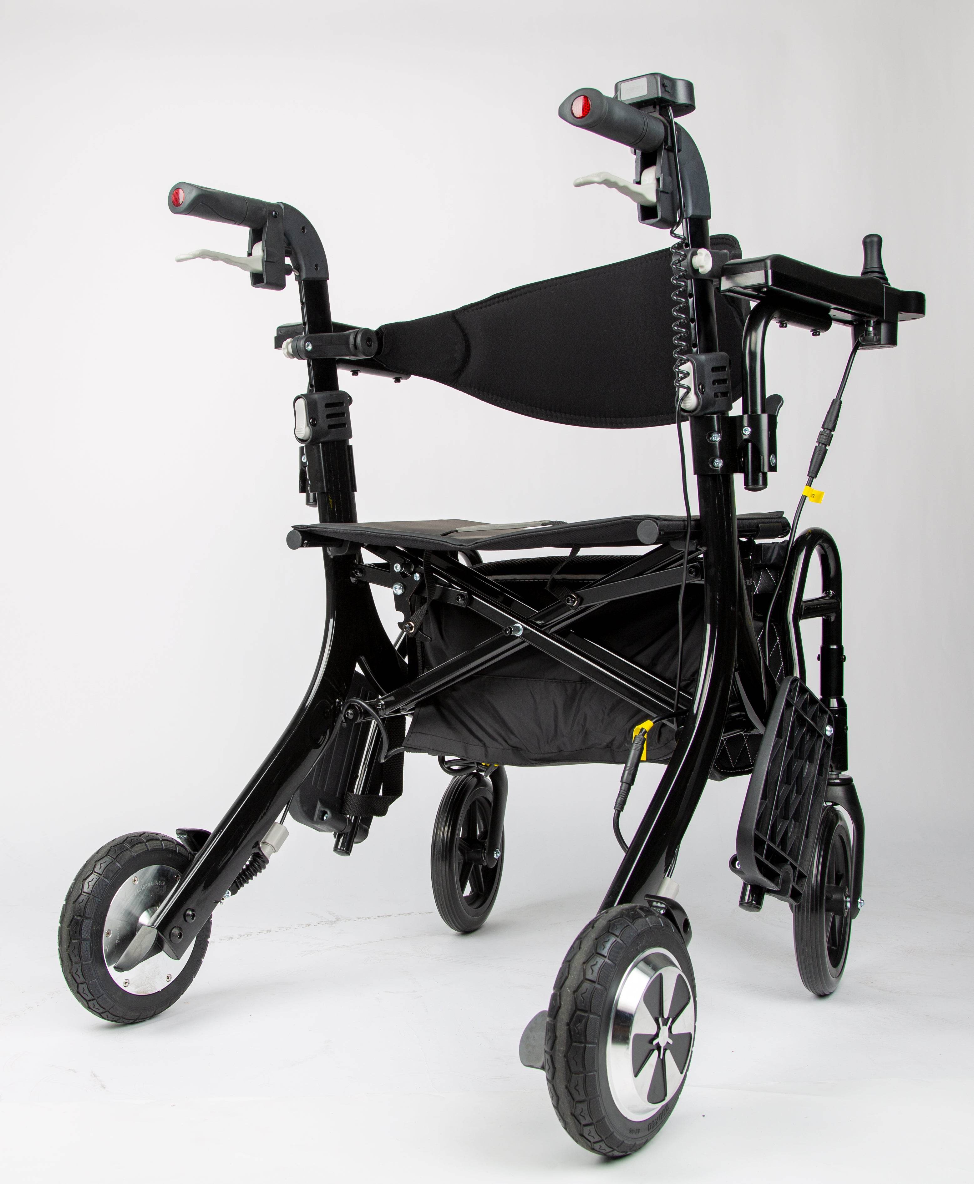 ALTAY 4-Wheel Rollator Walker for Seniors & Adults - Lightweight Folding Mobility Aid with Seat, Backrest & Basket - Ideal for Indoor & Outdoor Use, Shopping, Travel & Recovery
