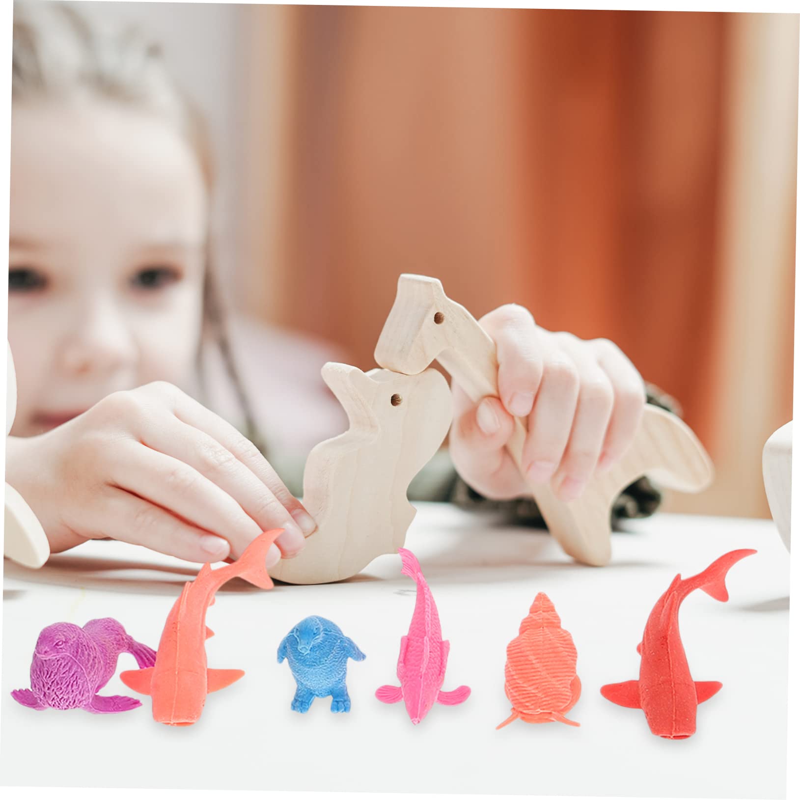 Totority 2 Pack Water Growing Animals - Mini Sea Creature Toys for Kids, Ocean Party Favors, Fun Bath & Pool Toys for Toddlers (Dolphin, Turtle, Shark) - Perfect for Birthday Gifts, Classroom Rewards & Sensory Play