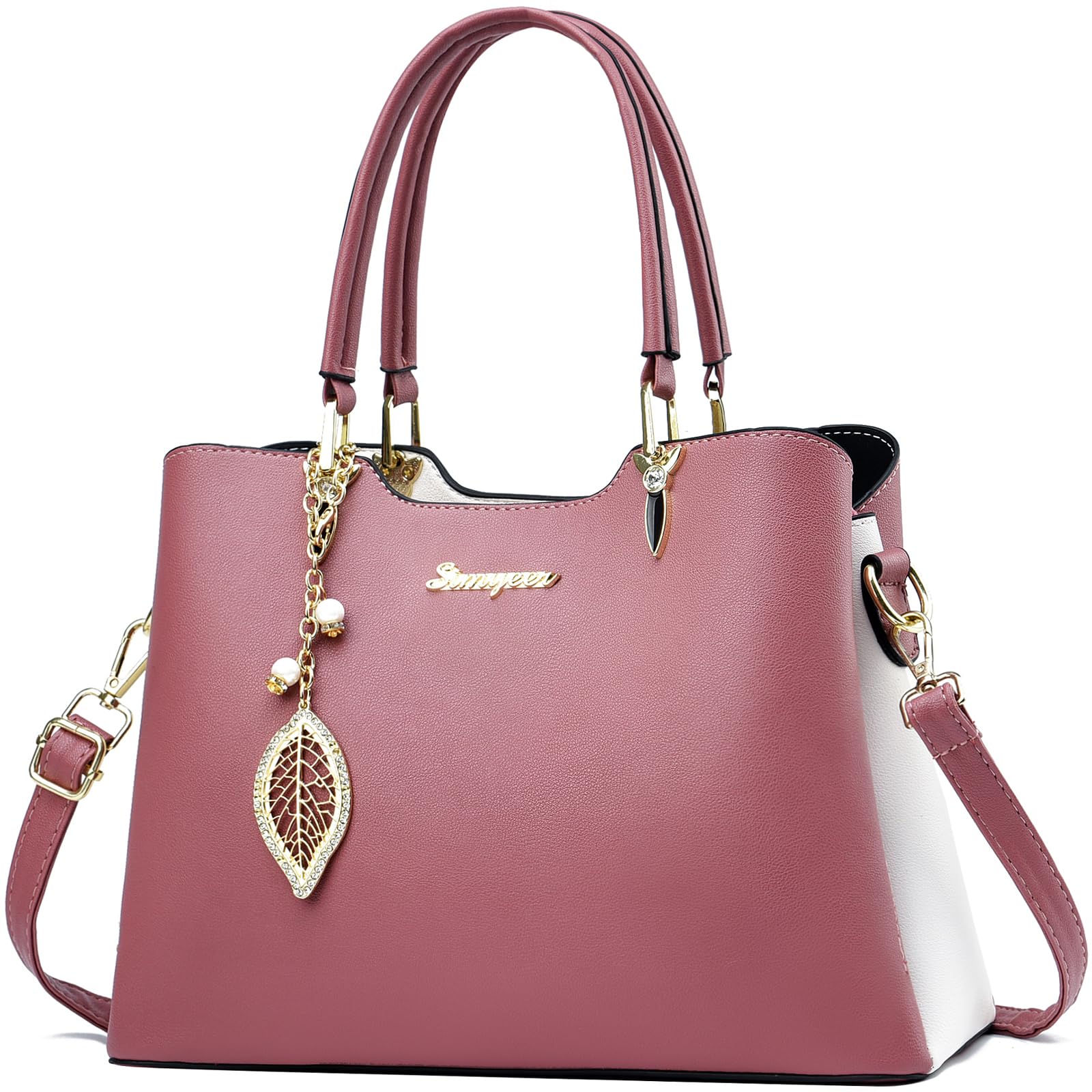 Stylish Women's PU Leather Satchel Purses & Handbags - Tote, Top Handle, Shoulder & Crossbody Bags for Work, Travel & Everyday Use