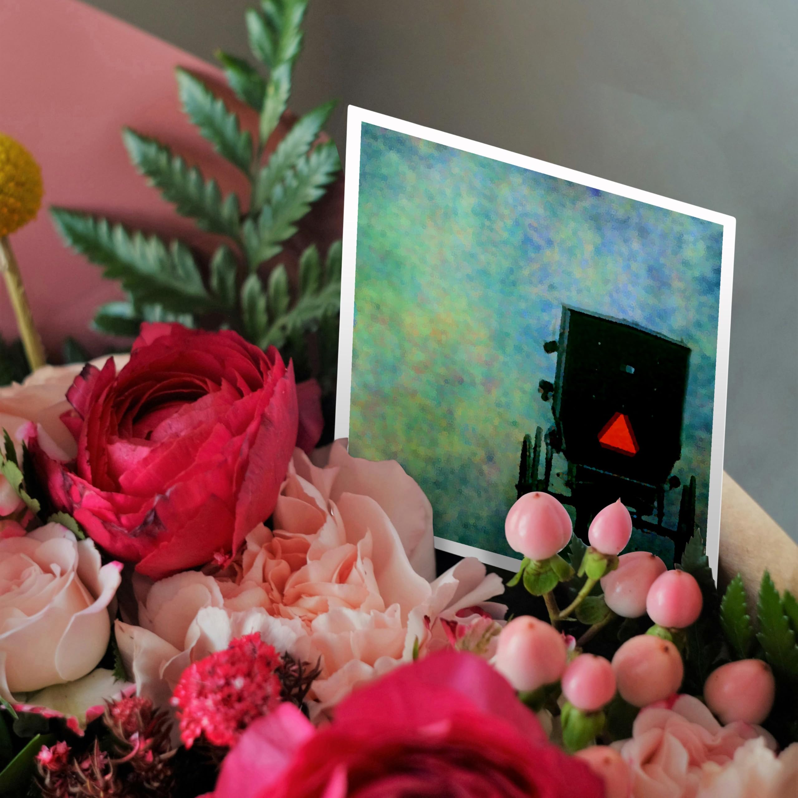 3D Rose Greeting Card with Envelope - Elegant Floral Design for Birthdays, Anniversaries & Special Occasions (Set of 1) | Perfect for Valentine's Day, Mother's Day & Romantic Gifts