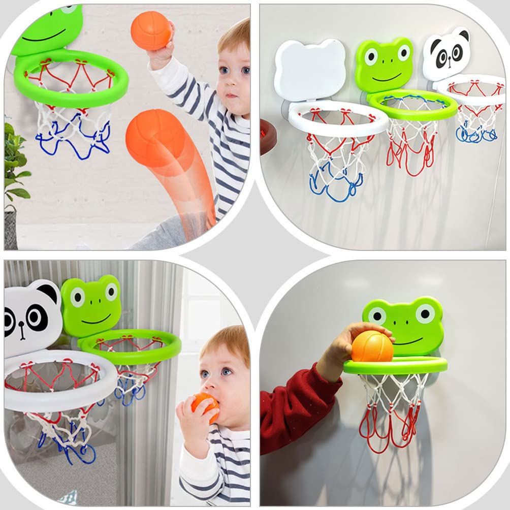 Cabilock Suction Cup Basketball Hoop Set - Kids Indoor Basketball Toy with Punch-Free Stand for Toddlers & Children - Perfect for Playrooms, Bedrooms, and Exercise Fun