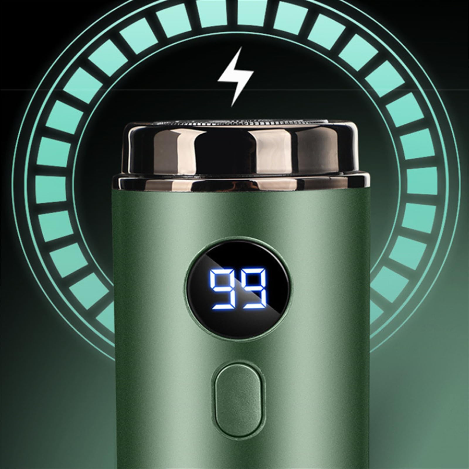Vishopee Mini Portable Electric Shaver - Waterproof Wet/Dry Travel Razor for Men & Women - Compact USB Rechargeable Pocket Shaver for Face, Legs & Body - Perfect for Travel, Gym & On-the-Go Grooming