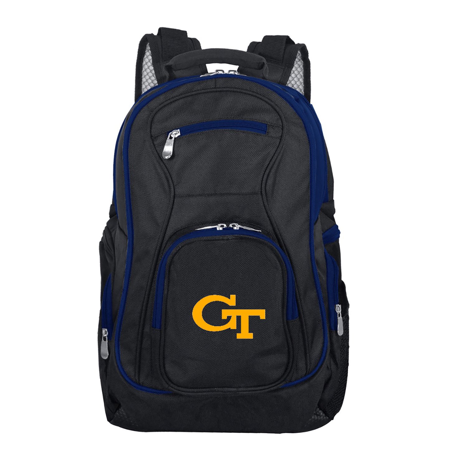NCAA Colored Trim Premium 19-inch Laptop Backpack with Padded Shoulder Straps - Durable Sports Backpack for Travel, School, College & Business - Perfect for Students, Professionals & Daily Commuters