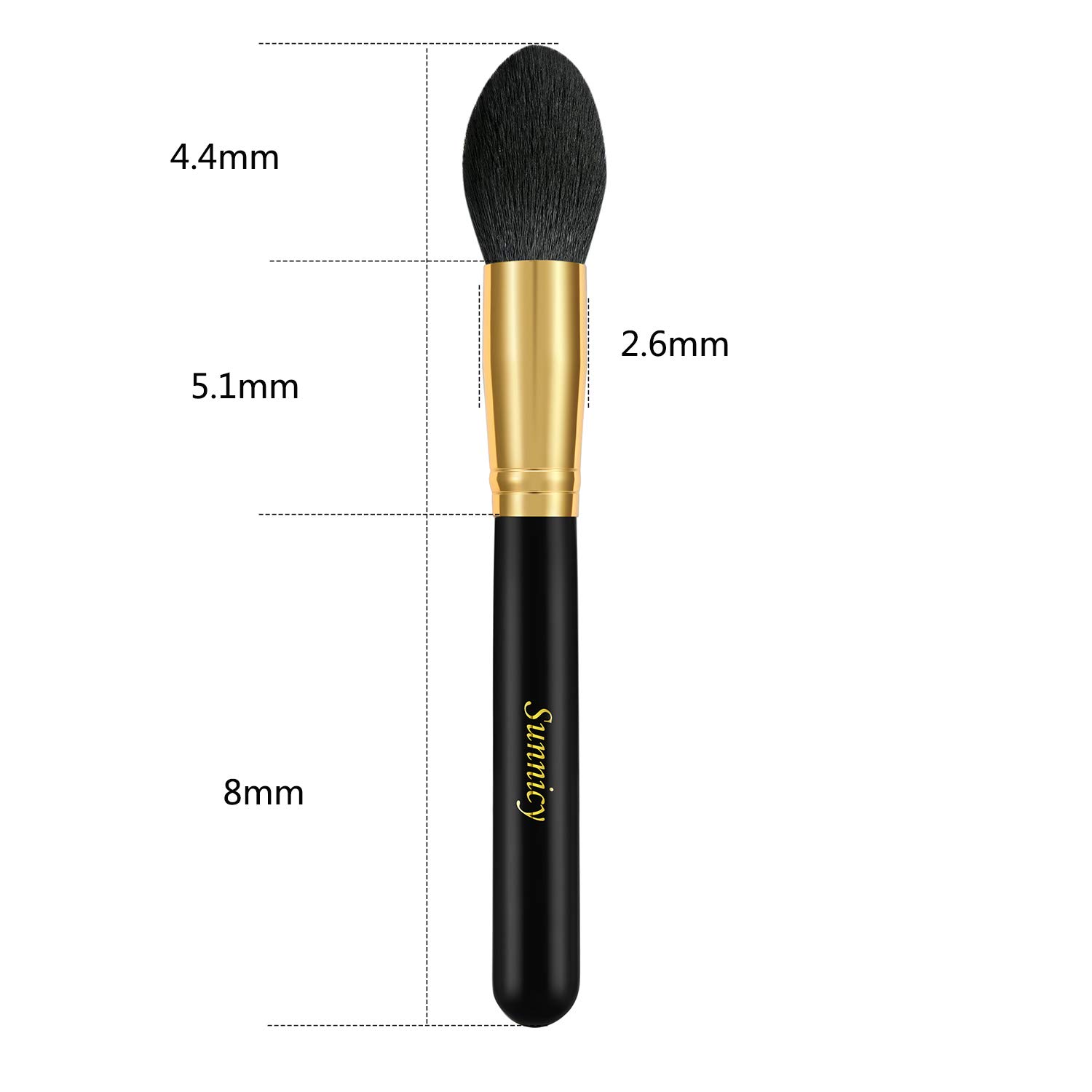 Professional Tapered Highlighter Face Makeup Brush - Powder, Blush & Bronzer Foundation Brush for Flawless Contouring | Perfect for Everyday Makeup & Special Occasions