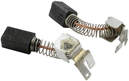 Metabo Grinder EW 7116S Replacement Carbon Brushes (CA-07-15200) - 0.25x0.31x0.47 Inch with Spring, Cable & Connector - Compatible with Part #34301067 - Perfect for Power Tool Maintenance & Professional Woodworking
