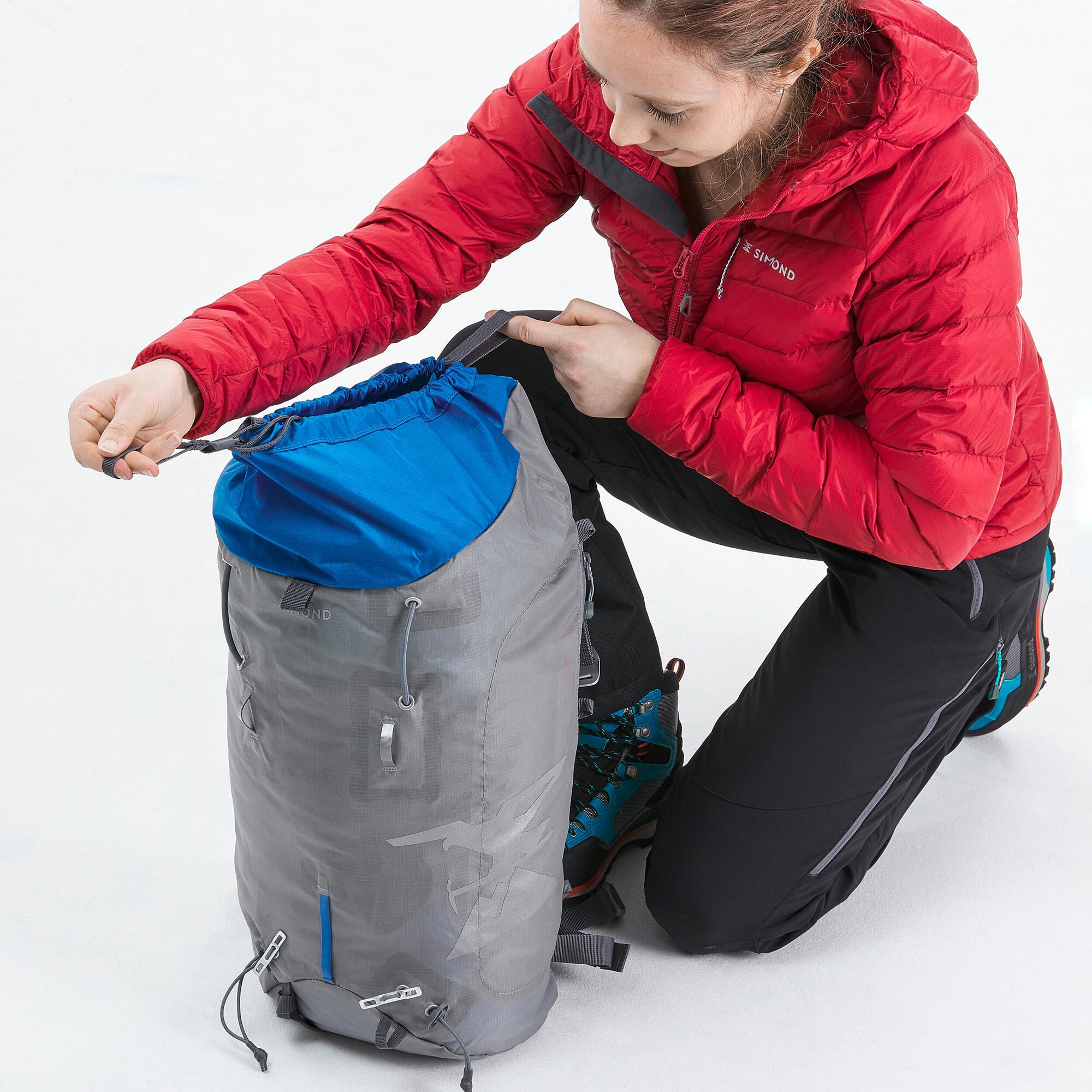 Simond Sprint 33L Lightweight Mountaineering Backpack - Durable Hiking Climbing Pack for Outdoor Adventures & Travel