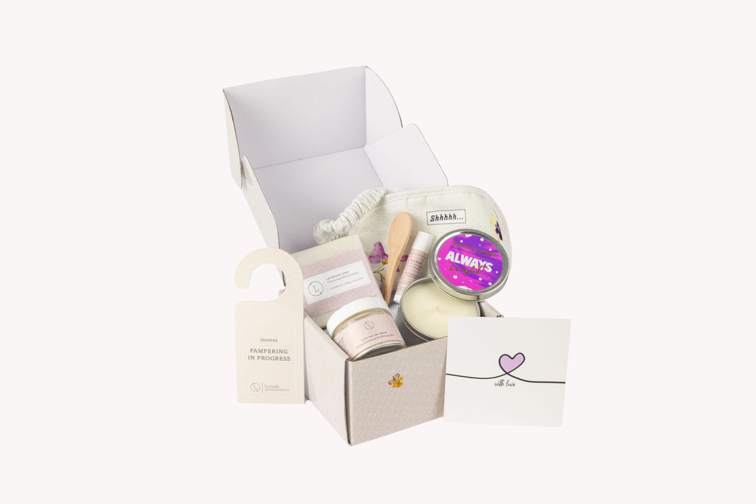 Natural Bath & Body Gift Set - Organic Skincare & Spa Collection - Thank You Gift Box for Women & Men - Perfect for Holidays, Birthdays & Self-Care