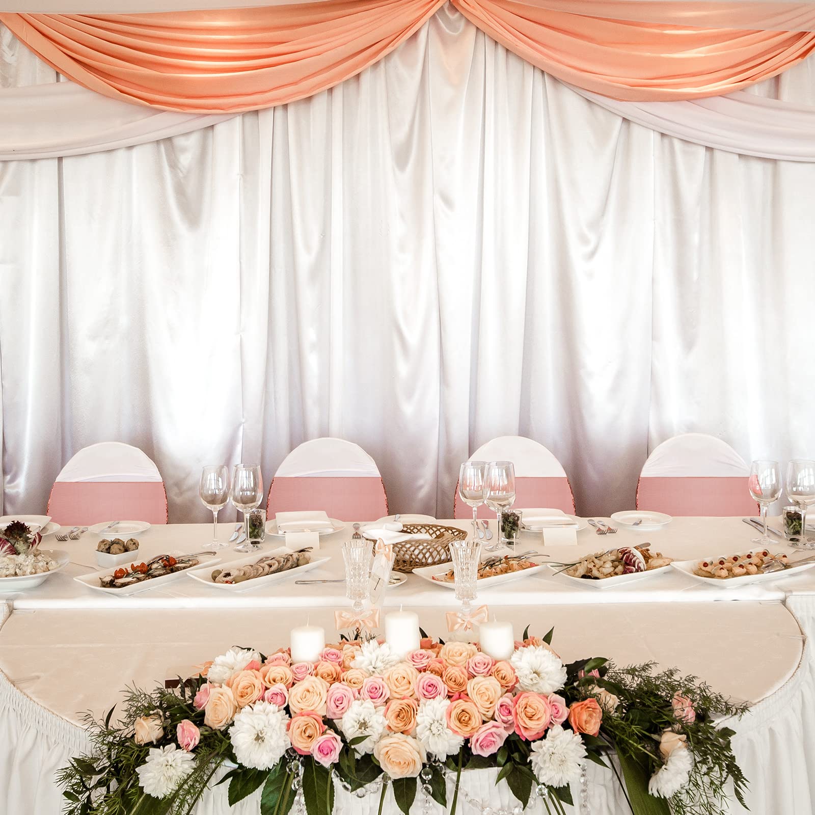 80-Piece Rose Gold Sequin Chair Sashes with Buckles - One-Sided Glamorous Wedding, Birthday & Valentine's Party Decorations - Perfect for Banquets, Hotel Events & Chair Decor
