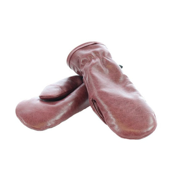 Women's Warm Sheepskin Lined Leather Mittens - Winter Gloves for Cold Weather, Outdoor Activities & Snow Sports