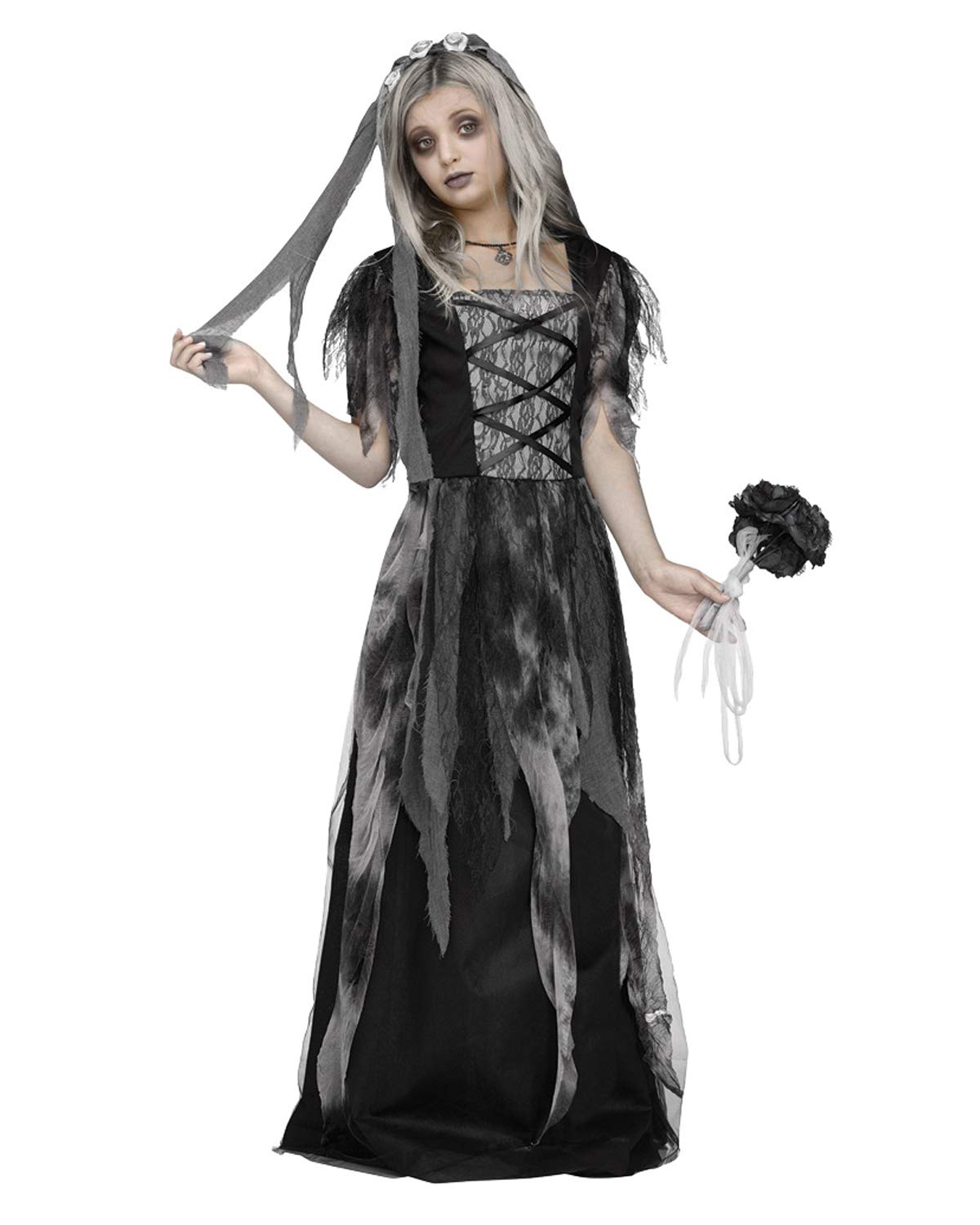 Cemetery Bride Costume for Kids - Halloween & Cosplay