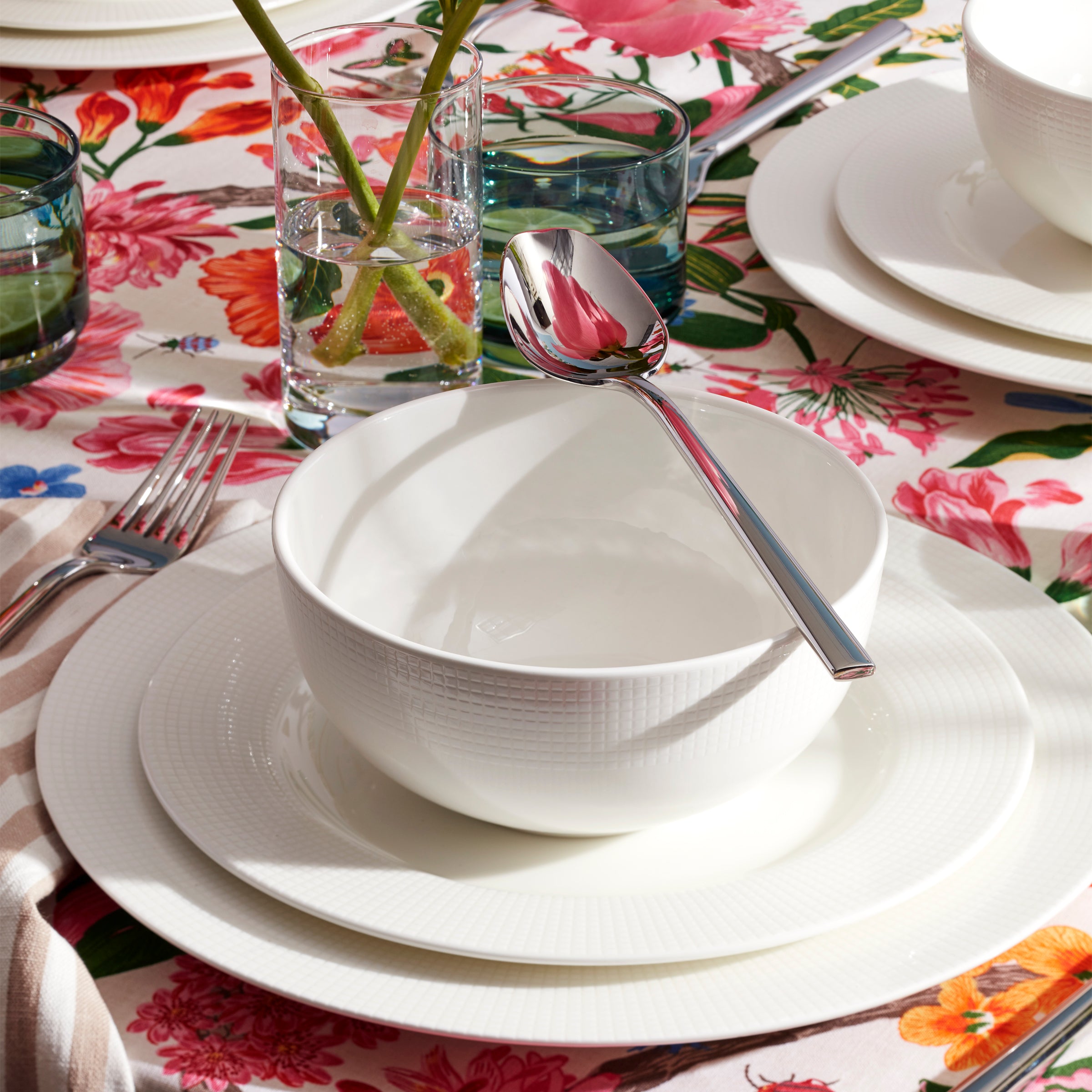 Tuscany Classics 10-Inch Porcelain Dinner Plates Set of 6 - Elegant Italian Style Tableware for Formal Dining & Entertaining - Buy 4 Get 6 Free