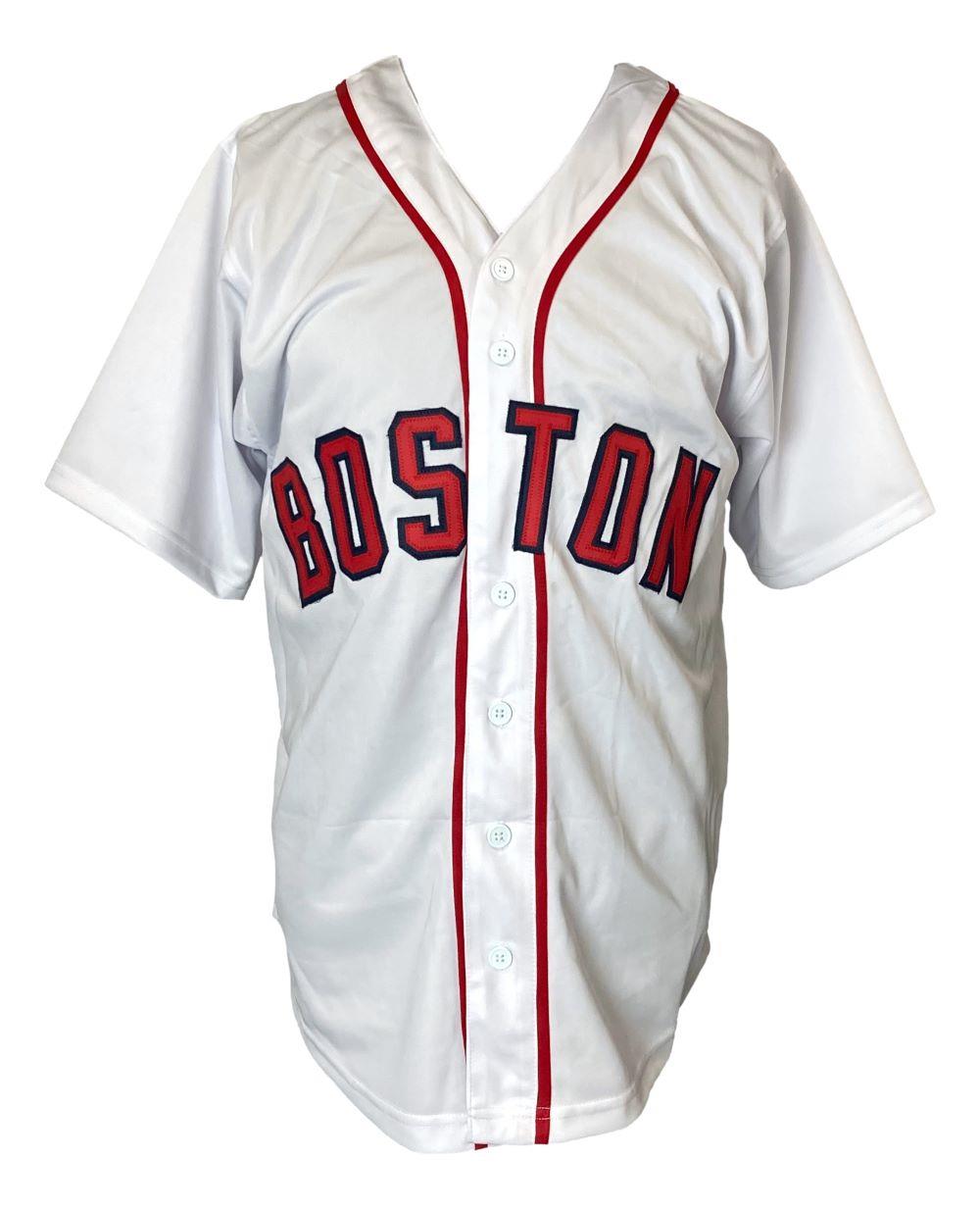 Authentic Jim Rice Boston Red Sox Signed White Baseball Jersey - 1978 AL MVP Collectible - Perfect for Sports Memorabilia Displays & Red Sox Fan Gifts