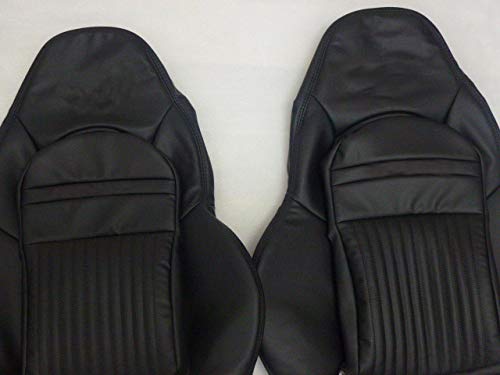 Premium Custom Synthetic Leather Seat Covers for Sport Seats - Universal Fit, Easy Installation - Perfect for Car Enthusiasts & Racing Enthusiasts (Home, Office, Gaming Chair Use)