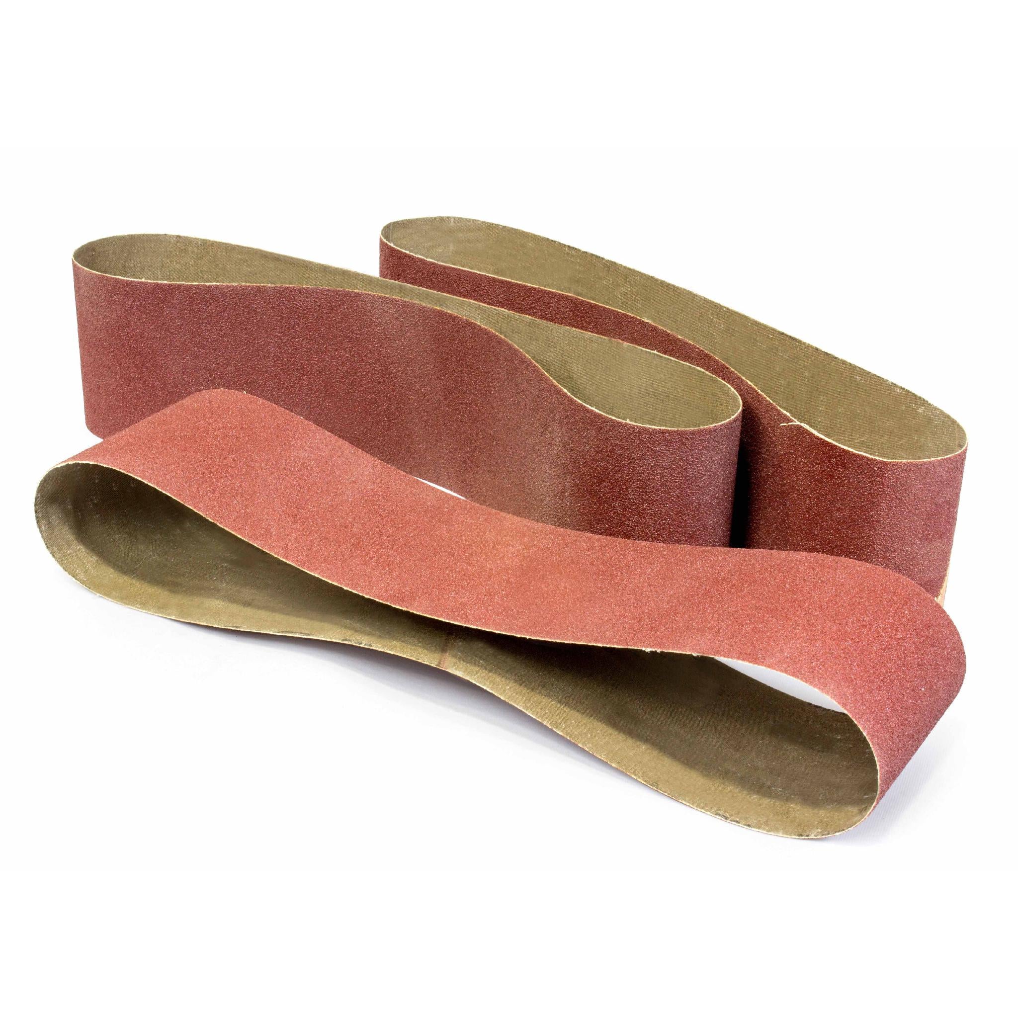 WEN 80 Grit 4 x 36 Inch Belt Sander Sandpaper (3 Pack) - Premium Sanding Belts for Woodworking & Metal Polishing - Ideal for DIY Projects, Furniture Refinishing & Surface Preparation