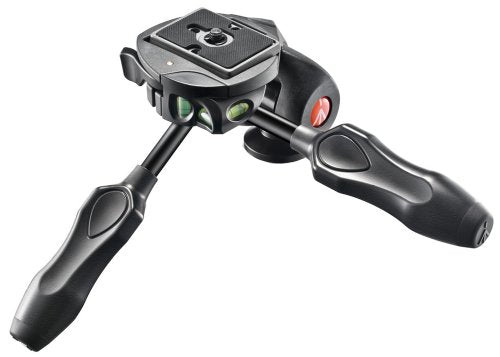 Manfrotto MH804 3WUS 3-Way Pan/Tilt Head for DSLR Cameras - Professional Tripod Head for Photography & Videography - Perfect for Travel, Studio & Outdoor Shooting
