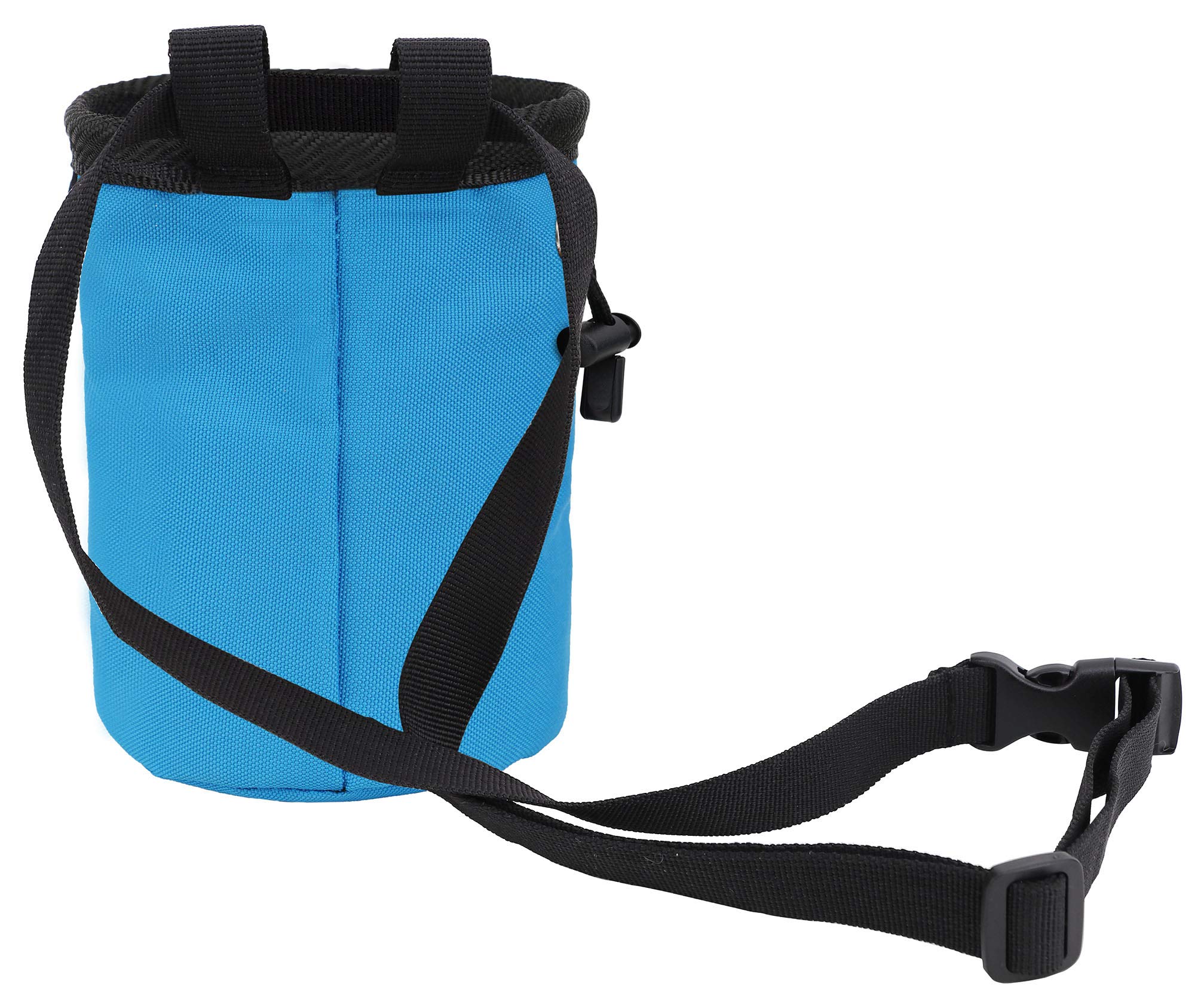 AMC Rock Climbing Panda Embroidered Chalk Bag with Zipper Pocket - Lightweight & Durable Chalk Holder for Bouldering & Indoor Climbing - Perfect Gift for Climbers