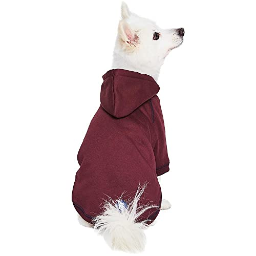 Dog Hoodie - Burgundy Red