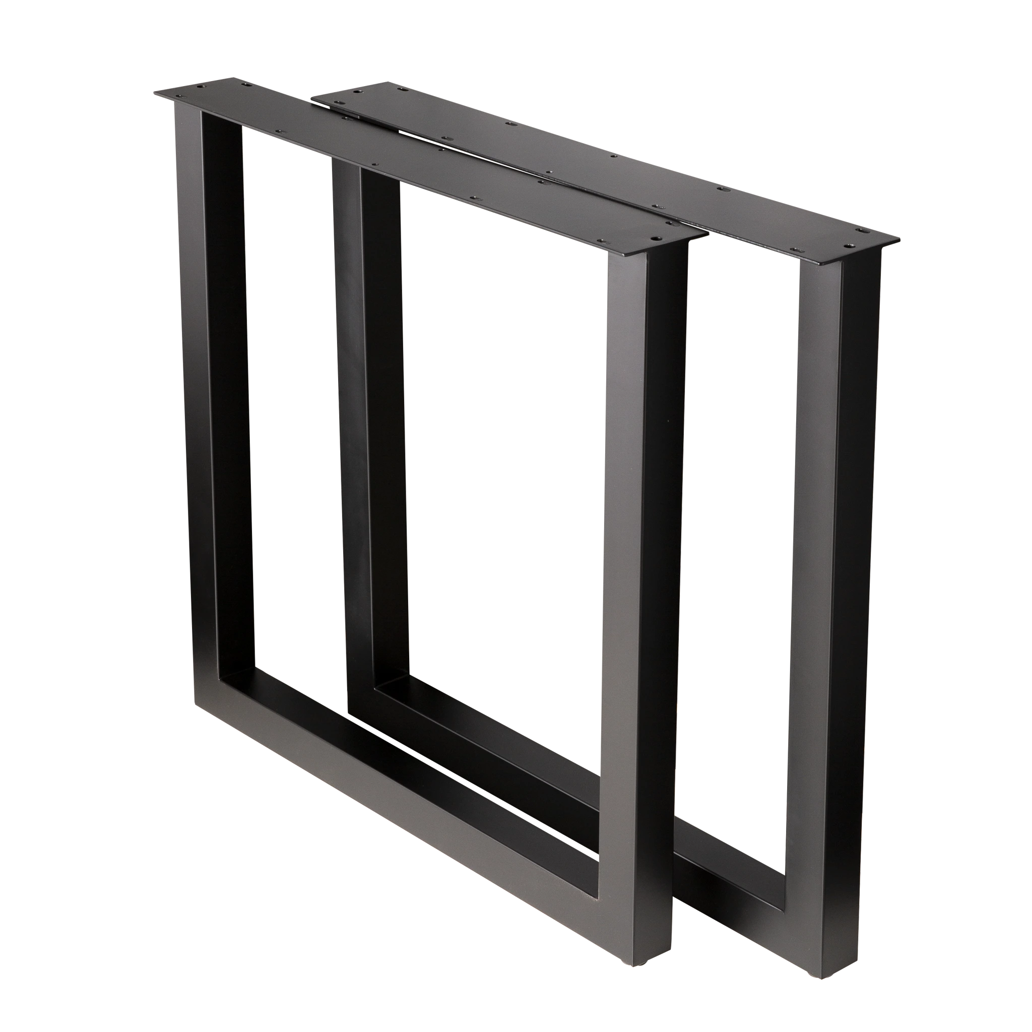 Sturdy U-Shaped Dining Table Legs 28x28x28 Inches - 2x2 Inches Square Metal Legs for Kitchen, Dining Room, and Restaurant Furniture