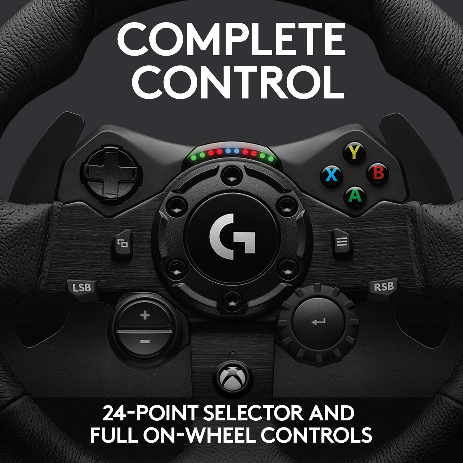 Logitech G923 Racing Wheel & Pedals for Xbox Series X|S, Xbox One & PC - Certified Refurbished | Perfect for Sim Racing, Gaming & Drifting Enthusiasts