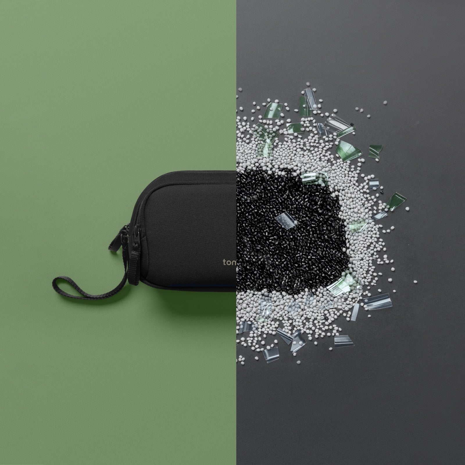 T12 Electronic Accessory Pouch - Slim Lightweight Organizer for Phones, Cables & Small Gadgets - Perfect for Travel, Office & Daily Use