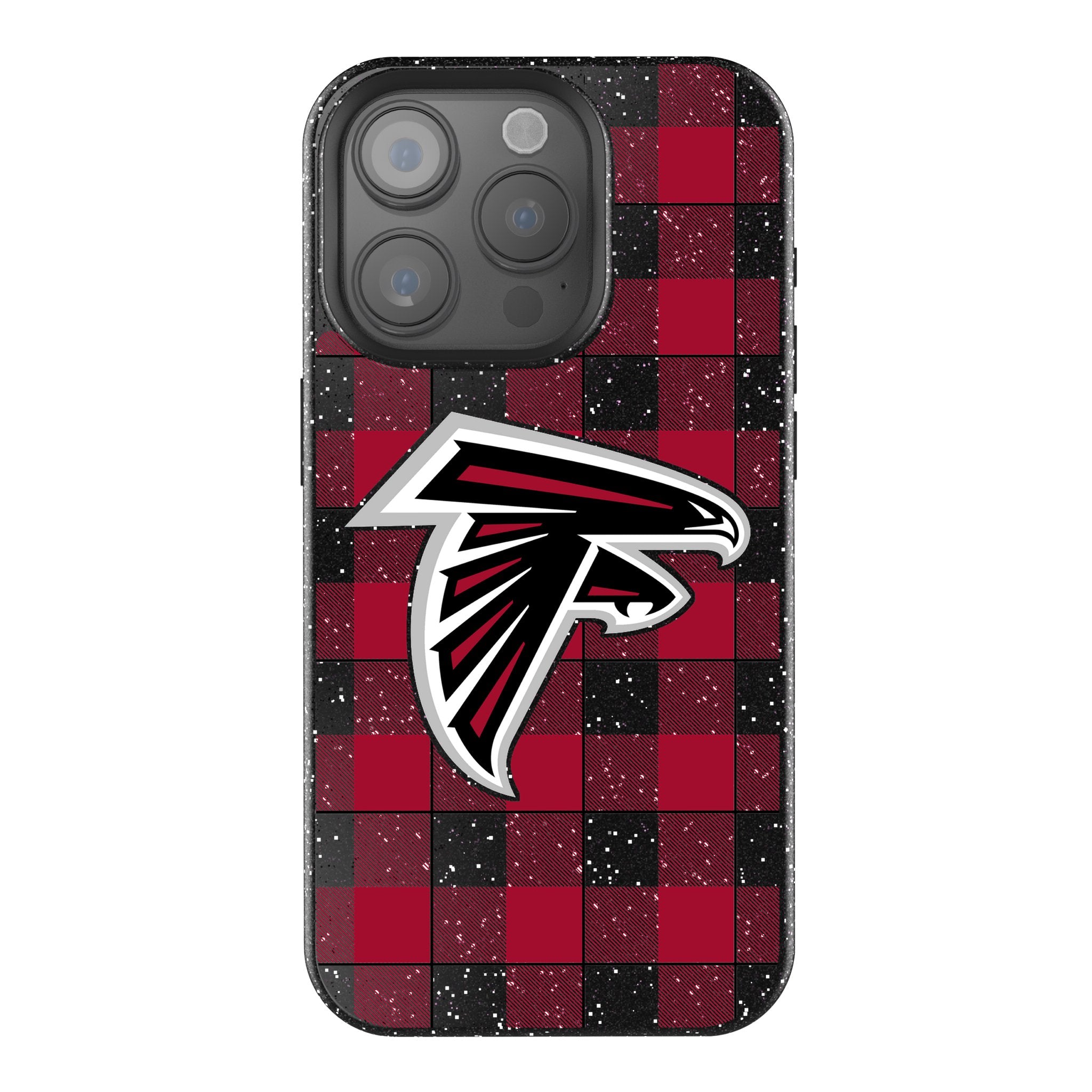 Atlanta Falcons Plaid Rhinestone Phone Case for iPhone & Samsung - Stylish & Protective Cover for Falcons Fans | Perfect for Game Day & Everyday Use