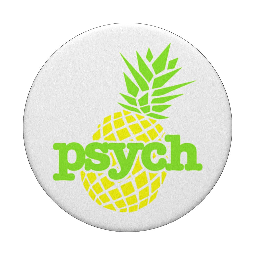 Funny Pineapple Fruit PopSockets PopGrip - Swappable Phone Grip for iPhone & Android | Yellow Juicy Tasty Design | Perfect for Summer, Beach & Tropical Vibes