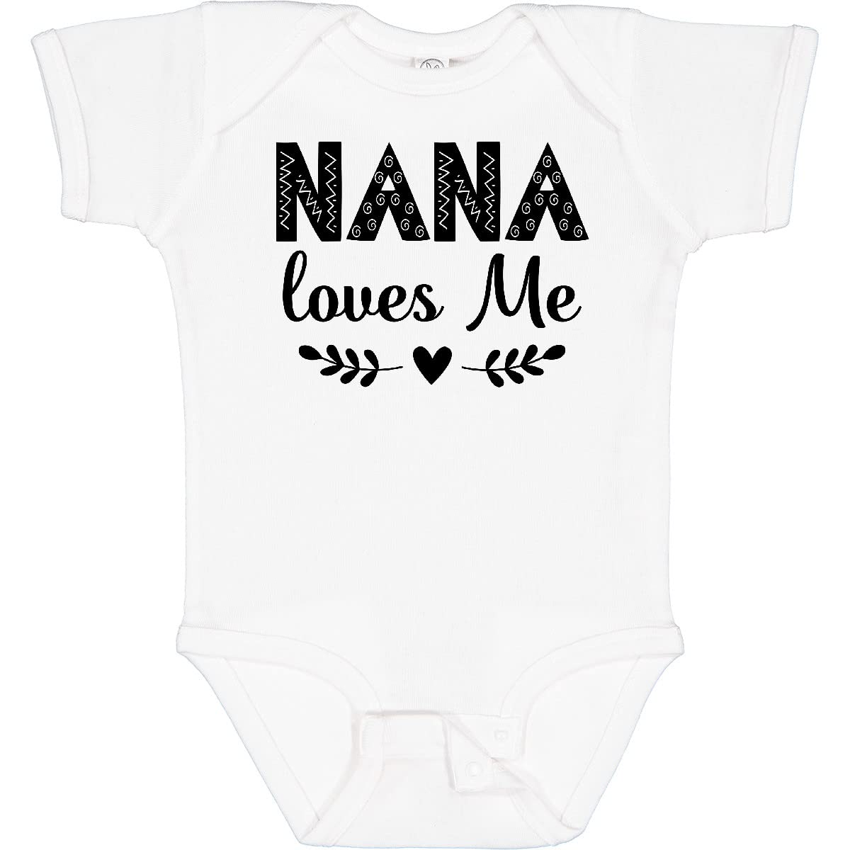 Inktastic Nana Baby Girl Clothes - Cute Baby Bodysuit Onesie for Newborn & Infant - Perfect for Family Photos, Playdates & Everyday Wear