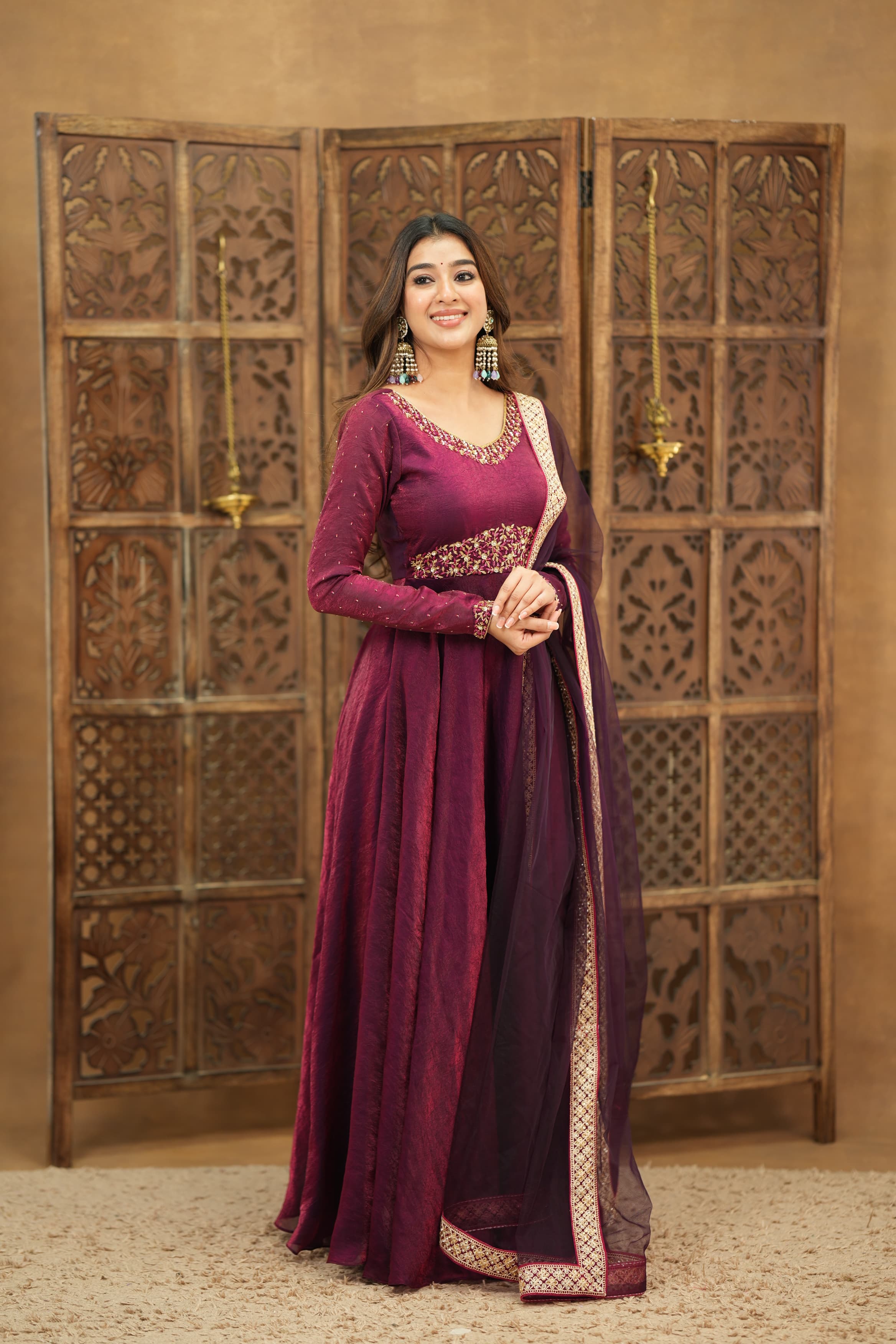 Premium Designer Anarkali Dress for Women | DD727 Reetha | Elegant Indian Party Wear for Weddings & Festivals