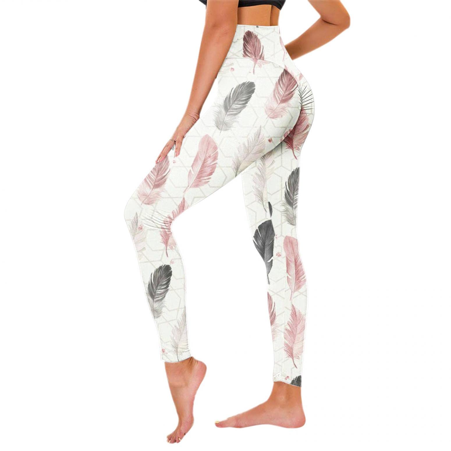 VZDSDDEF Women's High Waisted Yoga Pants with Tummy Control - Slimming Booty Leggings for Running, Pilates & Gym Workout - Skinny Fit Activewear (JM42) - Perfect for Yoga, Fitness Training & Casual Wear