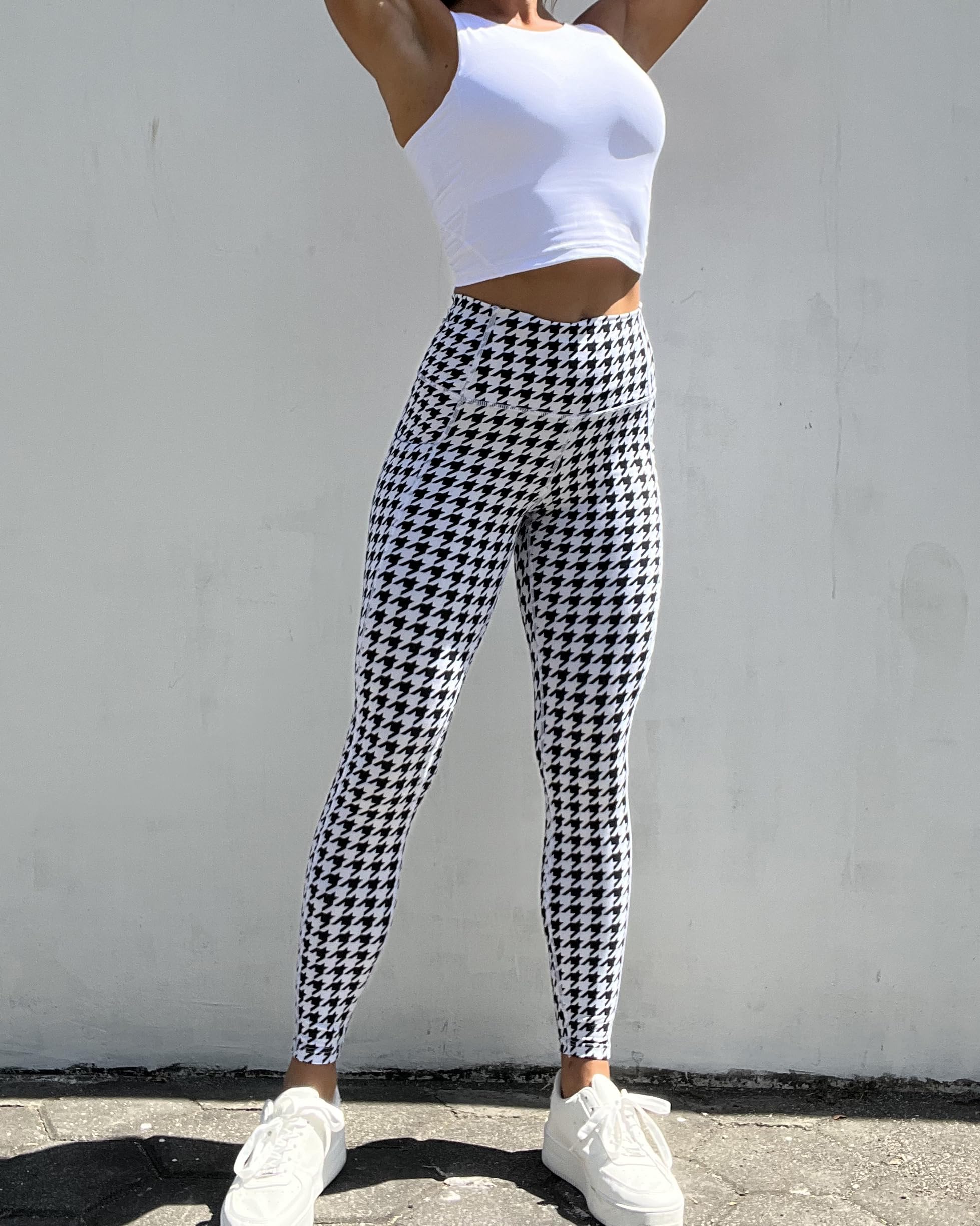 QUEENIEKE High Waist Yoga Pants for Women - Tummy Control Workout Leggings for Running, Gym & Yoga | Soft Stretchy Activewear for Fitness, Lounge & Everyday Wear