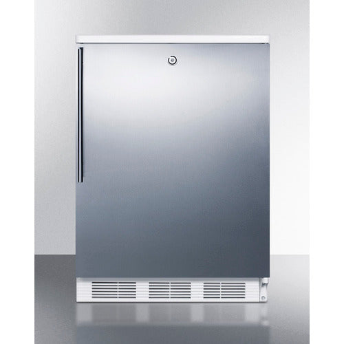 Accucold 24 Inch Wide Built-In All Refrigerator FF7LWBISSHV - Perfect for Home Kitchen, Office, or Commercial Use