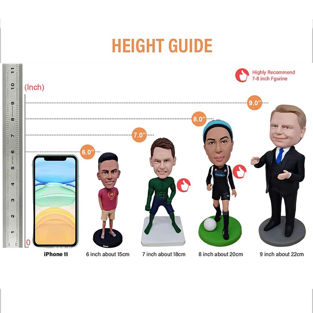 Custom Career Bobblehead - Personalized Husband Birthday Gift & Office Boss Present - Perfect for Anniversaries, Retirement, Promotions & Desk Decor