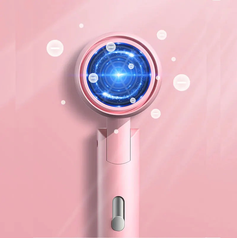 Compact Travel Hair Dryer - Mini Folding Hot Air Blow Dryer for Home & Salon Use - Perfect for Travel, Gym, Dorm & On-the-Go Styling