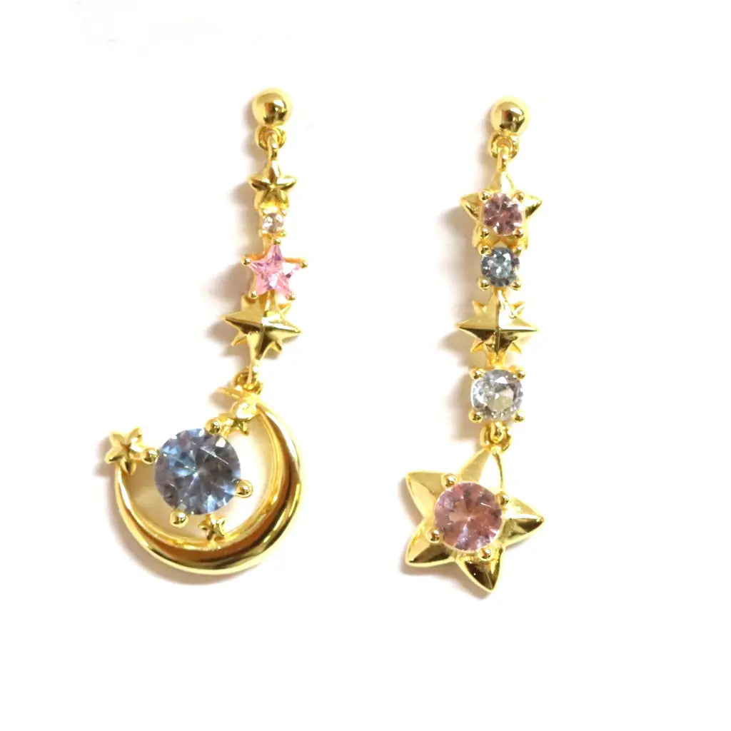Anya Elegant Dangle Earrings for Women - Gold Plated Boho Chic Jewelry - Perfect for Parties, Weddings & Everyday Wear