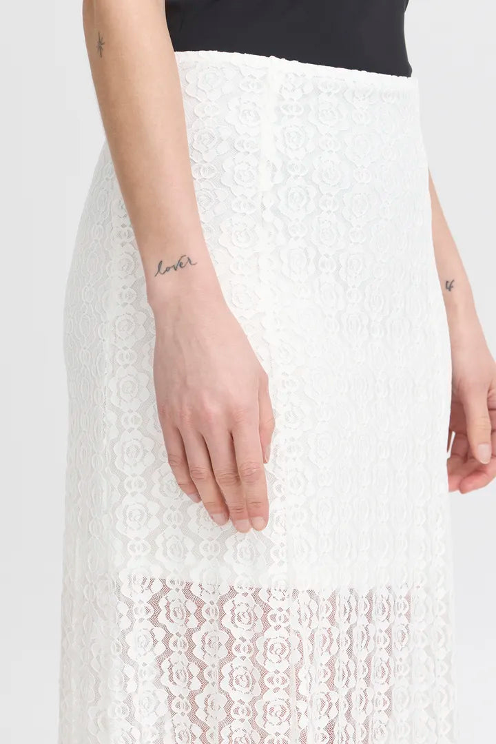 Merma Ankle-Length Skirt in Birch - Flowy Boho Maxi Skirt for Women - Perfect for Beach Vacations, Summer Outfits, and Casual Wear